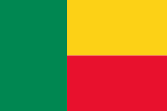 Benin Flagge